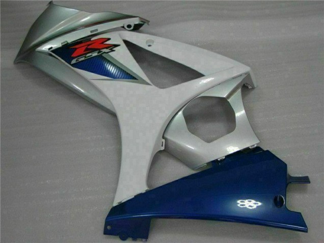Blau Weiß 07-08 Suzuki GSXR 1000 Motorrad Vollverkleidung & Plastik