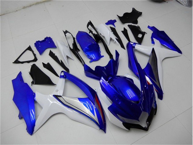 Blau Weiß 08-10 Suzuki GSXR 600/750 Motorrad Verkleidung Komplett Sets Blau Weiß 08-10 Suzuki GSXR 600/750 Motorrad Verkleidung Komplett Sets