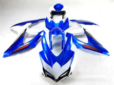 Blau Weiß 08-10 Suzuki GSXR 600/750 Motorrad Verkleidung & Plastik