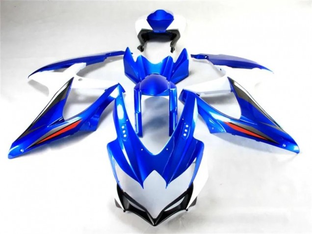 Blau Weiß 08-10 Suzuki GSXR 600/750 Motorrad Verkleidung & Plastik Blau Weiß 08-10 Suzuki GSXR 600/750 Motorrad Verkleidung & Plastik