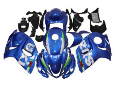 Blau Weiß 08-19 Suzuki GSXR 1300 Hayabusa Motorrad Verkleidungen