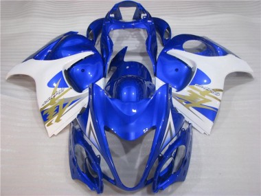 Blau Weiß 08-19 Suzuki GSXR 1300 Hayabusa Motorrad Vollverkleidung
