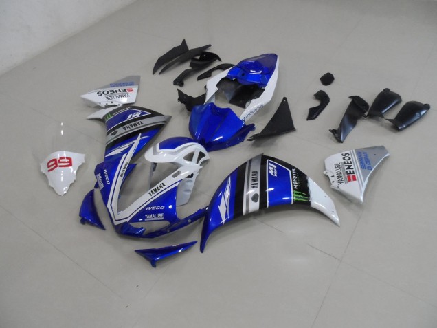 Blau Weiß 09-11 Yamaha YZF R1 Motorrad Vollverkleidung Blau Weiß 09-11 Yamaha YZF R1 Motorrad Vollverkleidung