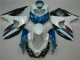 Blau Weiß 09-16 Suzuki GSXR 1000 Motor Verkleidung Blau Weiß 09-16 Suzuki GSXR 1000 Motor Verkleidung