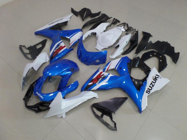 Blau Weiß 09-16 Suzuki GSXR 1000 Motor Verkleidungen Blau Weiß 09-16 Suzuki GSXR 1000 Motor Verkleidungen