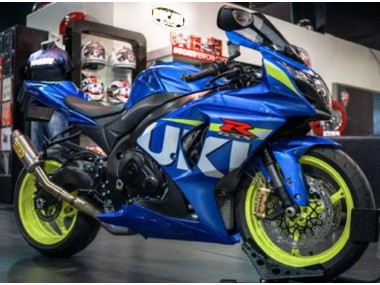Blau Weiß 09-16 Suzuki GSXR 1000 Motorrad Verkleidung