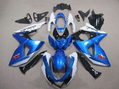 Blau Weiß 09-16 Suzuki GSXR 1000 Motorrad Verkleidungen