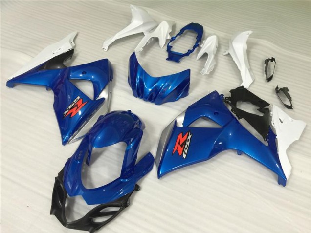 Blau Weiß 09-16 Suzuki GSXR 1000 Motorrad Verkleidungen & Plastik Blau Weiß 09-16 Suzuki GSXR 1000 Motorrad Verkleidungen & Plastik