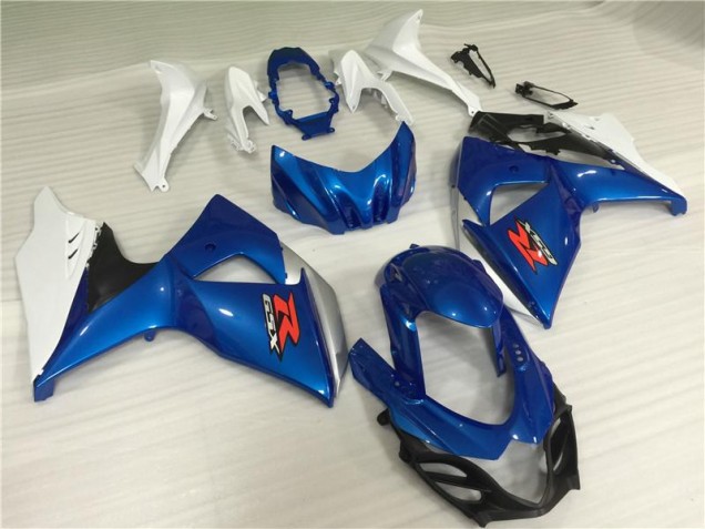 Blau Weiß 09-16 Suzuki GSXR 1000 Motorrad Verkleidungen & Plastik Blau Weiß 09-16 Suzuki GSXR 1000 Motorrad Verkleidungen & Plastik