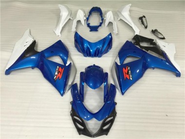 Blau Weiß 09-16 Suzuki GSXR 1000 Motorrad Verkleidungen & Plastik