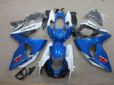Blau Weiß 09-16 Suzuki GSXR 1000 Motorrad Vollverkleidung & Plastik