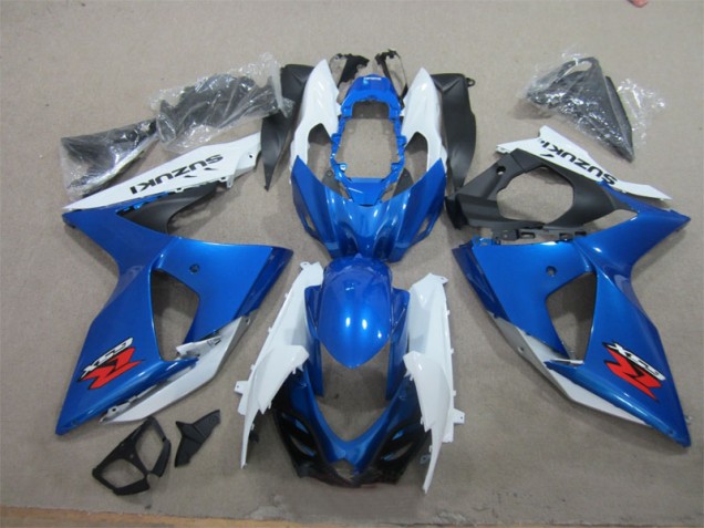 Blau Weiß 09-16 Suzuki GSXR 1000 Motorrad Vollverkleidung & Plastik Blau Weiß 09-16 Suzuki GSXR 1000 Motorrad Vollverkleidung & Plastik