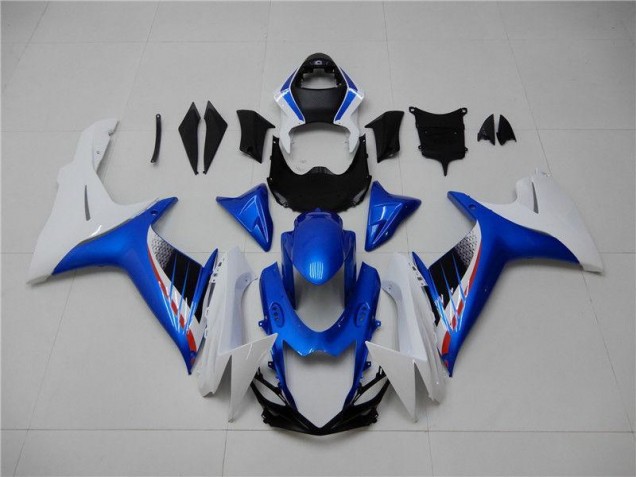 Blau Weiß 11-21 Suzuki GSXR 600/750 Motorrad Verkleidung Blau Weiß 11-21 Suzuki GSXR 600/750 Motorrad Verkleidung