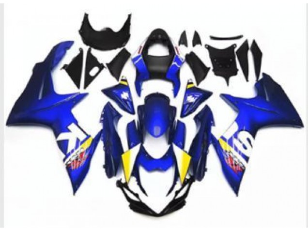 Blau Weiß 11-21 Suzuki GSXR 600/750 Motorrad Verkleidung & Plastik Blau Weiß 11-21 Suzuki GSXR 600/750 Motorrad Verkleidung & Plastik