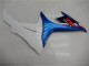 Blau Weiß 11-21 Suzuki GSXR 600/750 Motorrad Vollverkleidung Blau Weiß 11-21 Suzuki GSXR 600/750 Motorrad Vollverkleidung