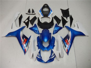 Blau Weiß 11-21 Suzuki GSXR 600/750 Motorrad Vollverkleidung