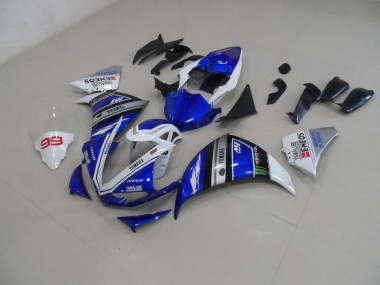 Blau Weiß 12-14 Yamaha YZF R1 Motorrad Verkleidungen