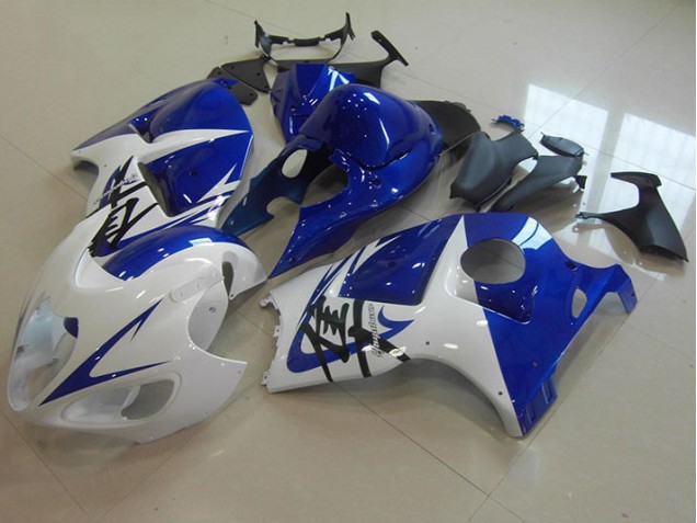 Blau Weiß 96-07 Suzuki GSXR 1300 Hayabusa Motorrad Verkleidung Blau Weiß 96-07 Suzuki GSXR 1300 Hayabusa Motorrad Verkleidung