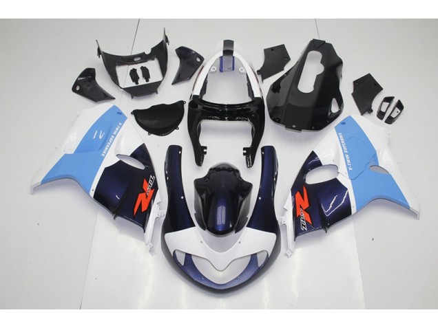 Blau Weiß 98-03 Suzuki TL1000R Motorrad Vollverkleidung Blau Weiß 98-03 Suzuki TL1000R Motorrad Vollverkleidung