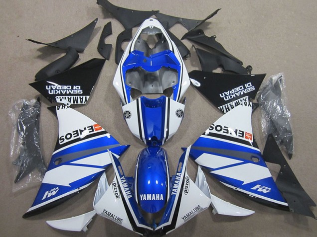 Blau Weiß Blau Weiß ENEOS 00-01 Yamaha YZF R1 Motorrad Verkleidung Blau Weiß Blau Weiß ENEOS 00-01 Yamaha YZF R1 Motorrad Verkleidung