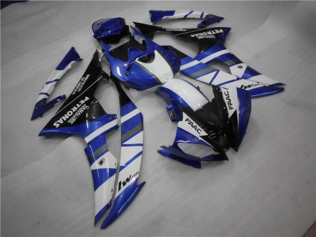 Blau Weiß FAAC 08-16 Yamaha YZF R6 Motorrad Verkleidung