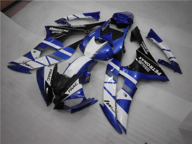 Blau Weiß FAAC 08-16 Yamaha YZF R6 Motorrad Verkleidung