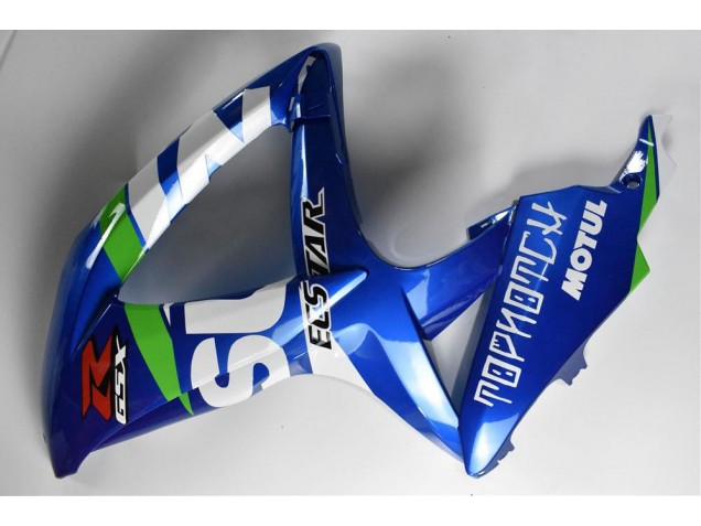Blau Weiß Grün 08-10 Suzuki GSXR 600/750 Motorrad Verkleidung