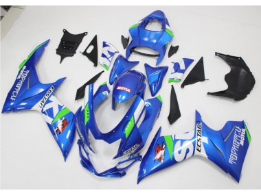Blau Weiß Grün 11-21 Suzuki GSXR 600/750 Motorrad Verkleidung