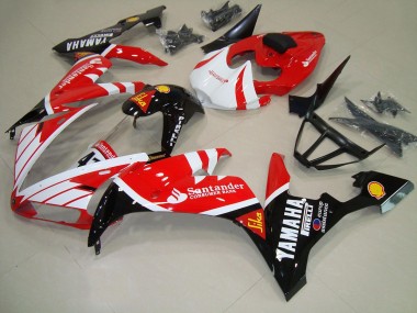 Blau Weiß Rot Schwarz 04-06 Yamaha YZF R1 Motorrad Verkleidung
