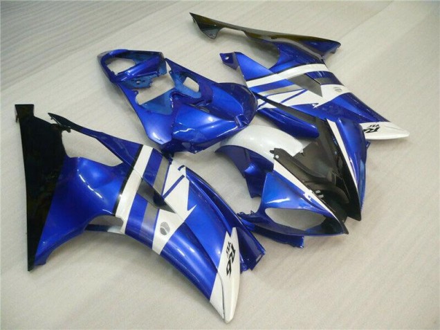 Blau Weiß Schwarz 08-16 Yamaha YZF R6 Motorrad Verkleidungen Blau Weiß Schwarz 08-16 Yamaha YZF R6 Motorrad Verkleidungen