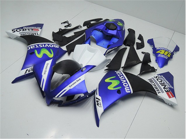 Blau Weiß Schwarz 12-14 Yamaha YZF R1 Motorrad Verkleidung Blau Weiß Schwarz 12-14 Yamaha YZF R1 Motorrad Verkleidung