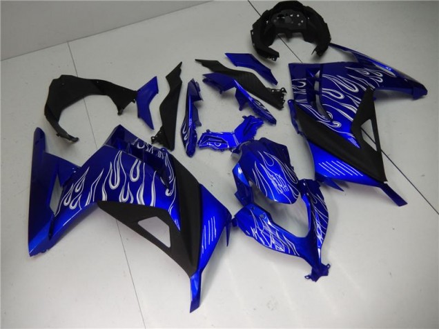 Blau Weiß Schwarz 13-16 Kawasaki EX300 Motorrad Verkleidung Blau Weiß Schwarz 13-16 Kawasaki EX300 Motorrad Verkleidung