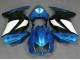 Blau Weiß Schwarz Ninja 08-12 Kawasaki EX250 Motorrad Verkleidungen Blau Weiß Schwarz Ninja 08-12 Kawasaki EX250 Motorrad Verkleidungen