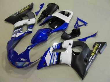 Blau Weiß und Schwarz 98-02 Yamaha YZF R6 Motorrad Verkleidung