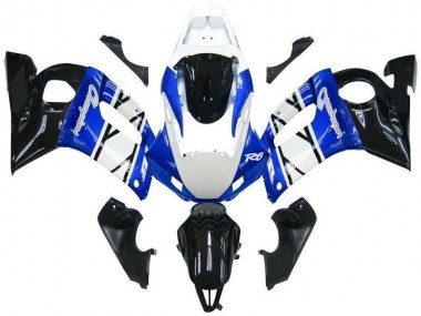 Blau schwarze Champions 98-02 Yamaha YZF R6 Motorrad Verkleidung