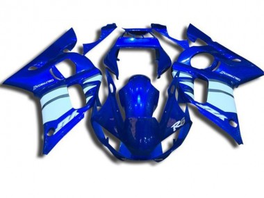 Blau und Weiß 98-02 Yamaha YZF R6 Motorrad Verkleidung