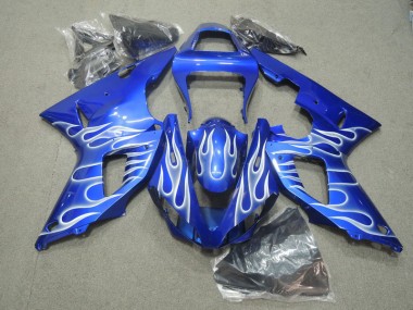 Blau weiße Flamme 00-01 Yamaha YZF R1 Motorrad Verkleidung