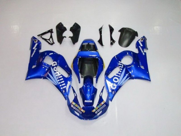 Blau weiße Go Motul 98-02 Yamaha YZF R6 Motorrad Verkleidung Blau weiße Go Motul 98-02 Yamaha YZF R6 Motorrad Verkleidung