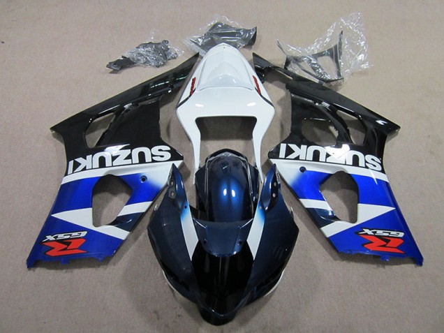 Blau weißer Aufkleber 03-04 Suzuki GSXR 1000 Motorrad Verkleidungen Blau weißer Aufkleber 03-04 Suzuki GSXR 1000 Motorrad Verkleidungen
