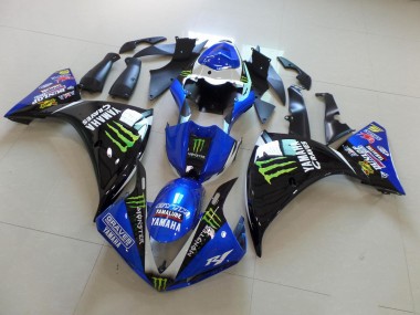 BlauSchwarz Monster 12-14 Yamaha YZF R1 Motorrad Verkleidung