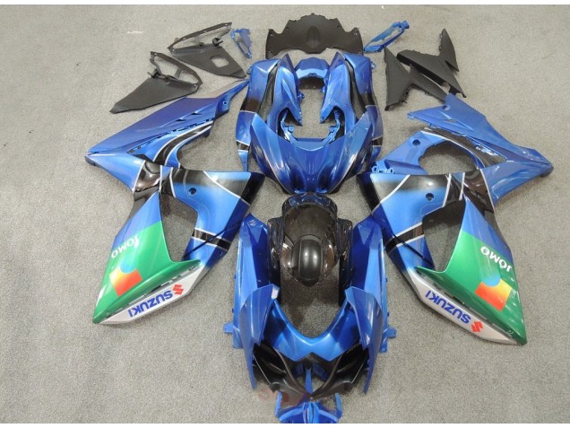 Blaugrün JOMO 09-16 Suzuki GSXR 1000 Motorrad Verkleidung Blaugrün JOMO 09-16 Suzuki GSXR 1000 Motorrad Verkleidung