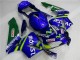 Blaugrün Movistar Castrol 03-04 Honda CBR600RR Motorrad Verkleidung Blaugrün Movistar Castrol 03-04 Honda CBR600RR Motorrad Verkleidung