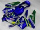 Blaugrün Movistar Castrol 03-04 Honda CBR600RR Motorrad Verkleidung Blaugrün Movistar Castrol 03-04 Honda CBR600RR Motorrad Verkleidung