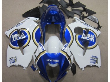 Blaus Motul Weiß Lucky Strike 96-07 Suzuki GSXR 1300 Hayabusa Motorrad Verkleidung