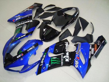 Bonbon blau Monster 05-06 Kawasaki ZX6R Motorrad Verkleidung