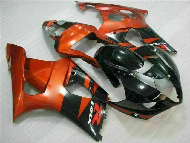 Braun Schwarz 03-04 Suzuki GSXR 1000 Motorrad Verkleidung