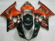 Braun Schwarz 03-04 Suzuki GSXR 1000 Motorrad Verkleidung