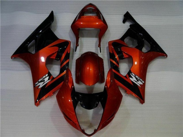 Braun Schwarz 03-04 Suzuki GSXR 1000 Motorrad Verkleidungen Braun Schwarz 03-04 Suzuki GSXR 1000 Motorrad Verkleidungen