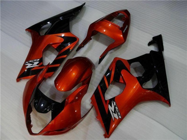 Braun Schwarz 03-04 Suzuki GSXR 1000 Motorrad Verkleidungen Braun Schwarz 03-04 Suzuki GSXR 1000 Motorrad Verkleidungen