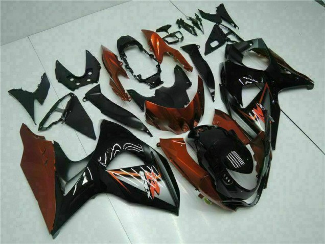 Braun Schwarz 09-16 Suzuki GSXR 1000 Motorrad Verkleidung Braun Schwarz 09-16 Suzuki GSXR 1000 Motorrad Verkleidung